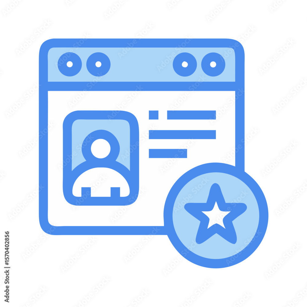 Poster user profile page with star icon and rating system