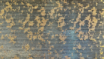 Abstract Glass Wall Panel With Brown and Dark Yellow Colour Pattern as Background