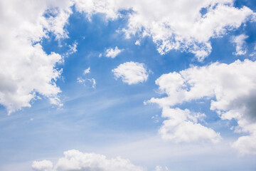 夏の空　青空と雲124