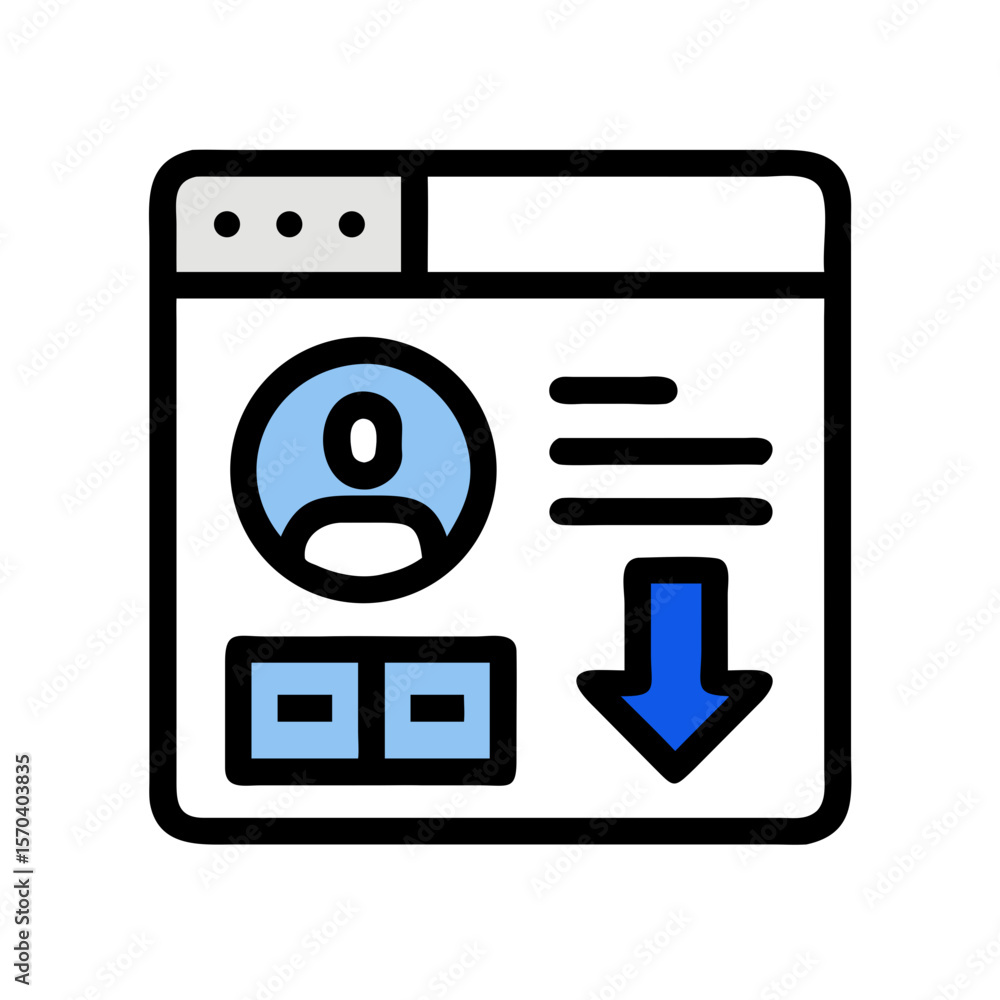 Poster abstract representation of workflow progress with user interaction