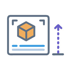 Isometric 3D object visualization and dimension control interface design