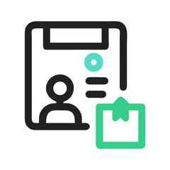 User profile data delivery, identification and information transfer concept