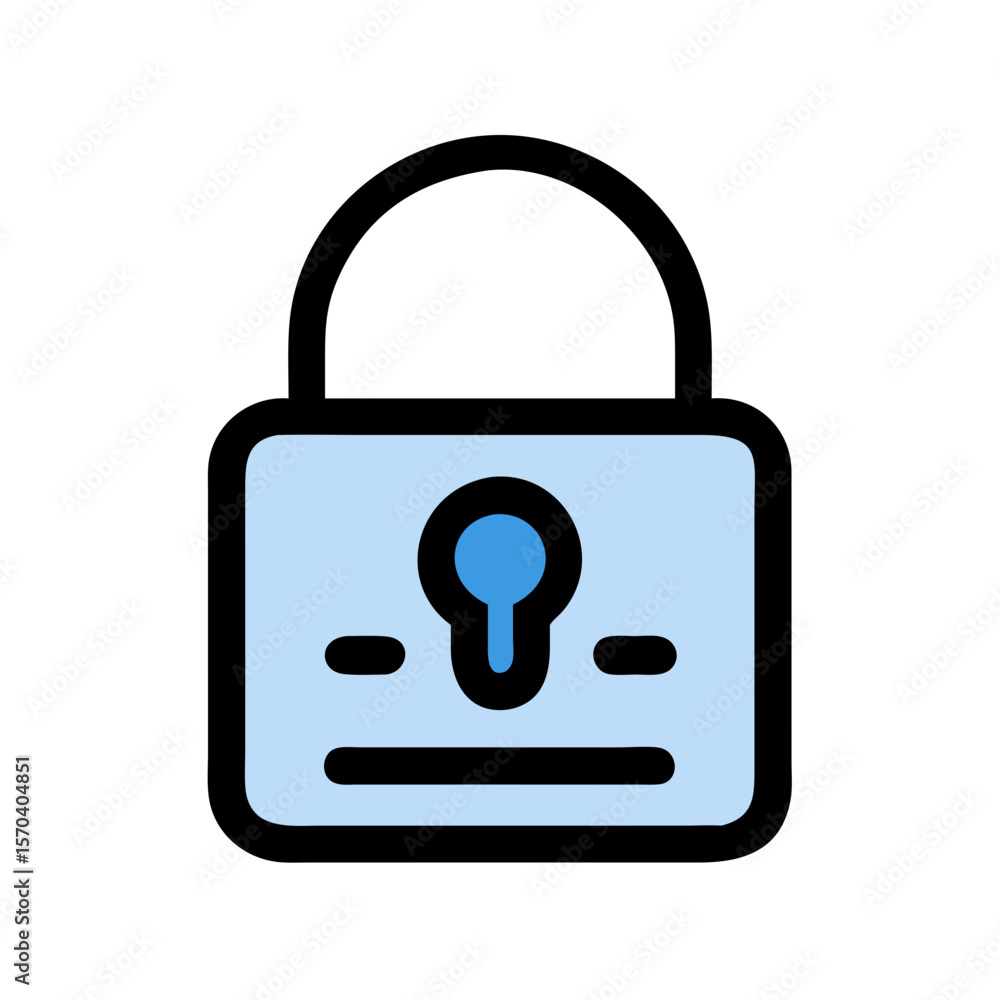 Poster abstract identity access vector icon for website design