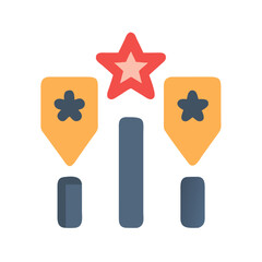 Graphical representation of business success and leadership performance metrics