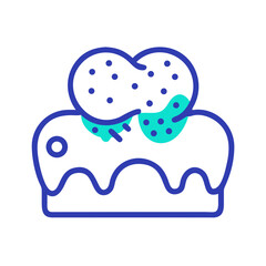 Stylized digital illustration of a brain on a pedestal