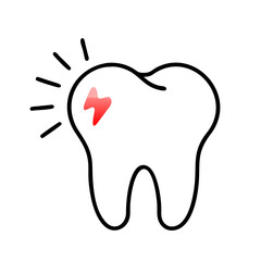 Abstract Red Shape Against White Background Graphic Illustration