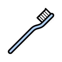 Simple line art: Light blue stroke on White Background