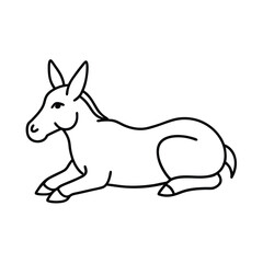 vector illustration of a rabbit