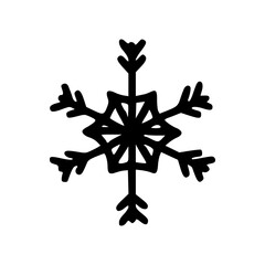 holiday season snowflake element