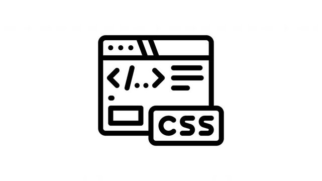 css minimalist stroke animation