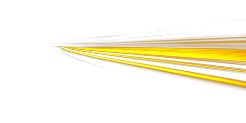 yellow speed light streak on black background,colorful light trails in the dark, neon motion blur effect,glowing speed lines