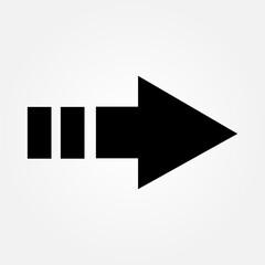 arrow symbol icon illustration vector eps10 logo template