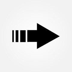 arrow symbol icon illustration vector eps10 logo template