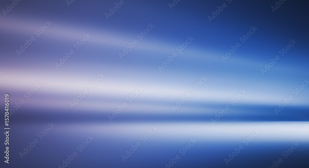 Poster abstract blurred motion background with blue tones and soft light streams effect