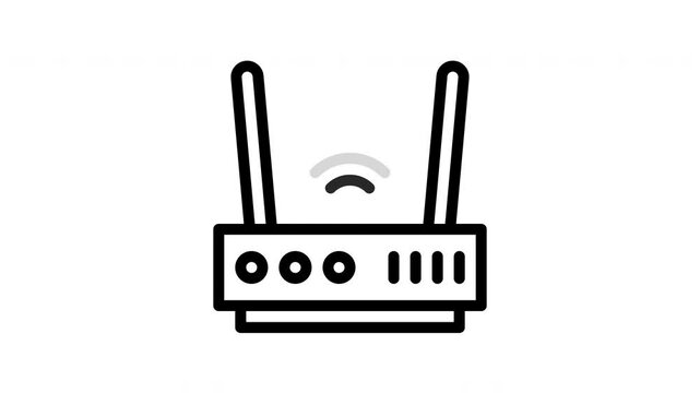 modem minimalist stroke animation