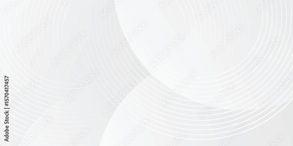 Poster white geometric abstract background overlap layer on bright space with lines effect decoration. mode