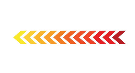 Abstract Arrow Graphic with Gradient Progression Showing Forward Momentum and Visual Flow