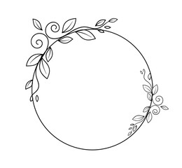 Elegant White Leafy Corner Ornaments Vector Set