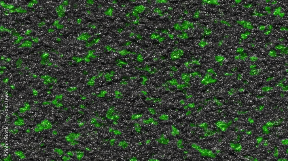 Aufkleber mesmerizing green and black abstract art with subtle dotted pattern for backgrounds