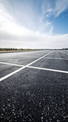 Empty Parking Lot Ground