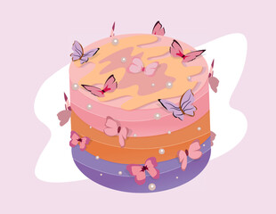butterfly cake.ai
