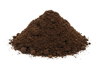 Pile Of Soil Dirt Ground Heap on Transparent Background