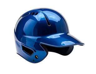 Fototapeta premium Shop blue baseball batting helmet protective gear for sports safety on transparent background