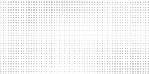 Abstract silver halftone gradient texture. Vanishing polka dot background. Repeating dots gradation pattern art