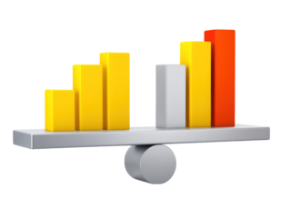 Comprehensive bar chart analysis, visualizing data insights for business growth and market trends in finance