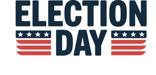 Obraz premium Election day message with stars and stripes and the message every vote matters on a cream background