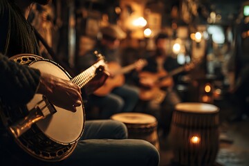 Irish Folk Music Session: Cozy Pub