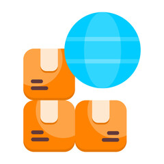 Logistics Modern Solid Style Icon