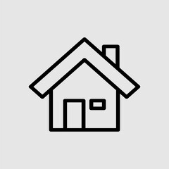 home symbol icon illustration vector eps10 logo template design