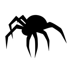 spider silhouette vector