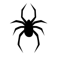 spider silhouette vector