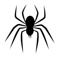 spider silhouette vector