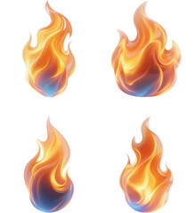 火　炎　イラスト　素材