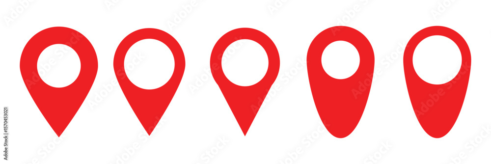 Poster gps pin vector or map pointer icon. location pin icons. map pin. location icon, location symbol, map