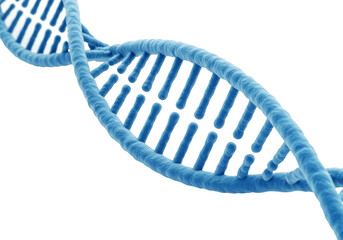 3d Rendering of Blue Double Helix DNA Molecule Scientific Research