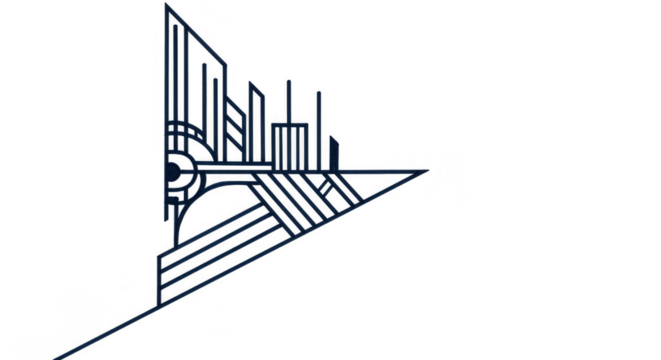 Abstract Geometric Transparent Background Modern Art Illustration Design
