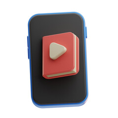 Smartphone with Video Play Button