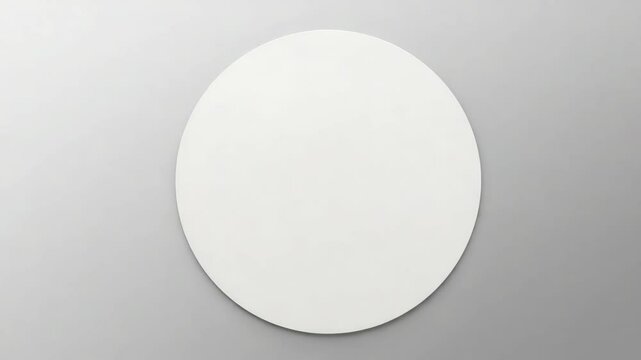 White Oval Shape on Gradient Gray Background for Modern Minimal Design