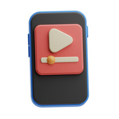 Smartphone with Media Control Icon