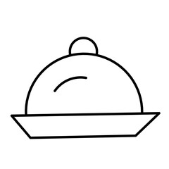 food cover icon vector