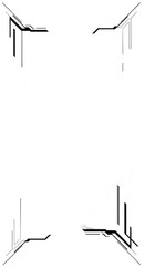 Abstract White Shape Transparent Background Design Illustration