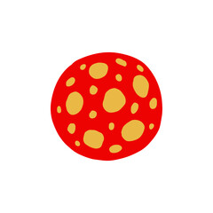 Planet graphic design vector illustration