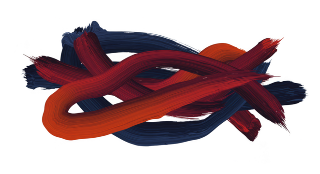 Abstract Brushstroke Texture Isolated Background Paint Style Artistic