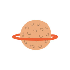 Planet graphic design vector illustration