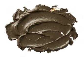 Abstract Brown Texture Smear Isolated Background Paint Stroke Cosmetic