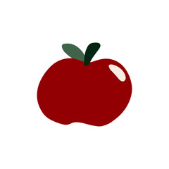Apple fruit icon design vector illustration